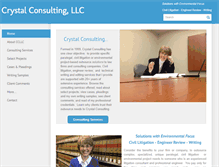 Tablet Screenshot of crystalconsultingllc.com